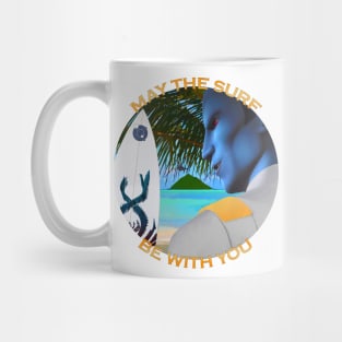 SW May The Surf Be With You Mug